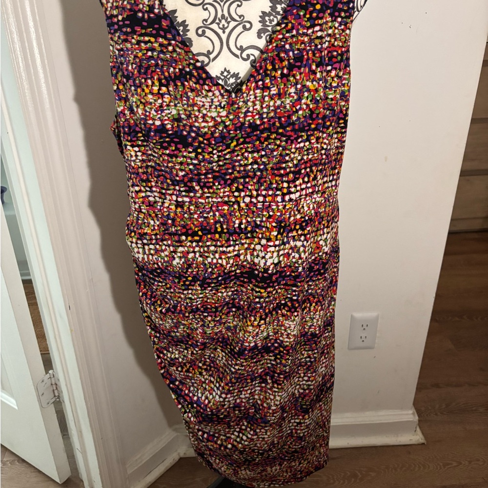 Alfani Colorful Patterned Midi Dress